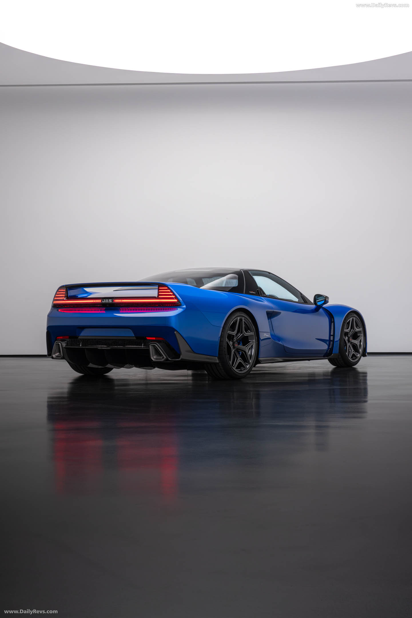 2026 JAS Motorsport Tensei Deep Blue Rear View